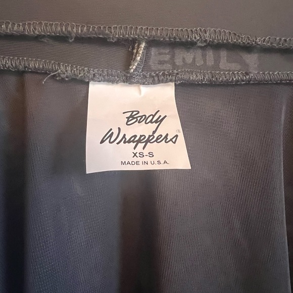Body Wrappers, XS-S, drape mesh, half skirt, grey, worn once, dance costume - Picture 2 of 3
